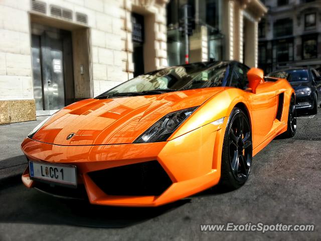 Lamborghini Gallardo spotted in Vienna, Austria