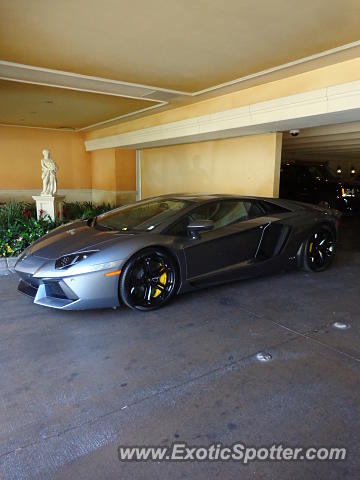 Lamborghini Aventador spotted in Las Vegas, Nevada