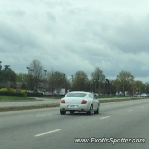 Bentley Continental spotted in Raleigh, North Carolina