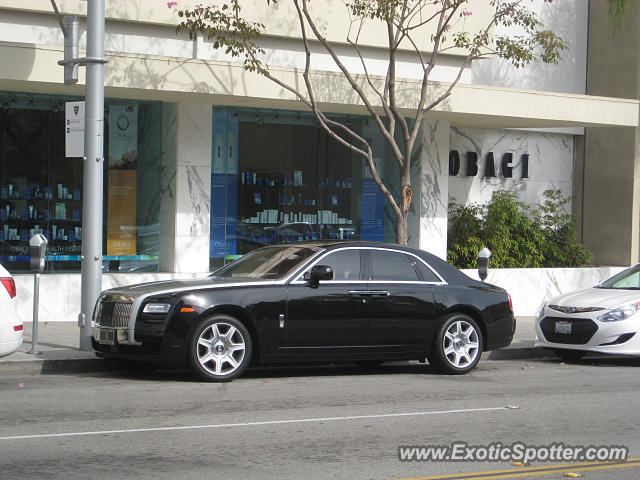 Rolls Royce Ghost spotted in Beverly Hills, California