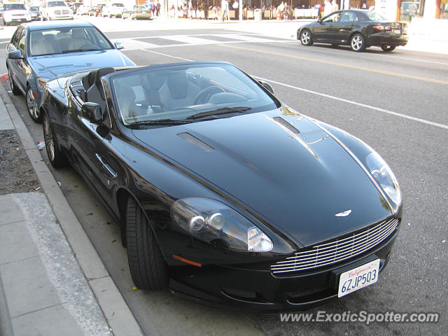 Aston Martin DB9 spotted in Beverly Hills, California