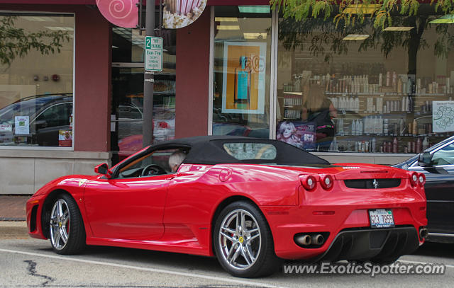 Ferrari F430 spotted in Highland Park, Illinois