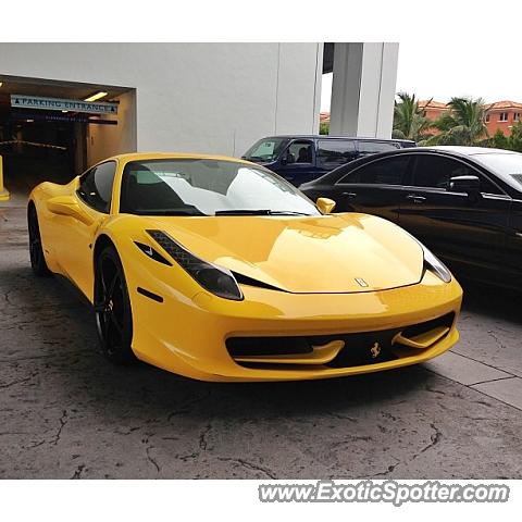 Ferrari 458 Italia spotted in Fort Lauderdale, Florida