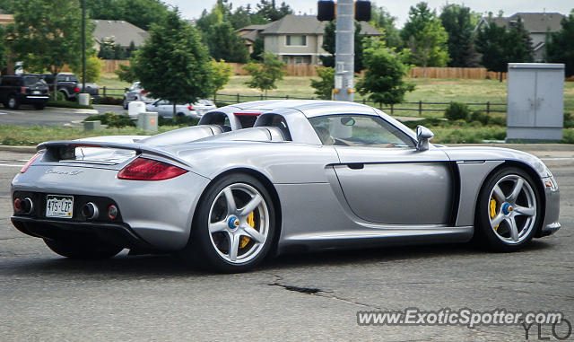 Porsche Carrera GT spotted in Lafayette, Colorado