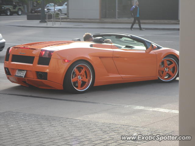 Lamborghini Gallardo spotted in Denver, Colorado