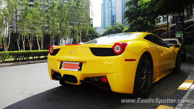 Ferrari 458 Italia spotted in Taguig City, Philippines