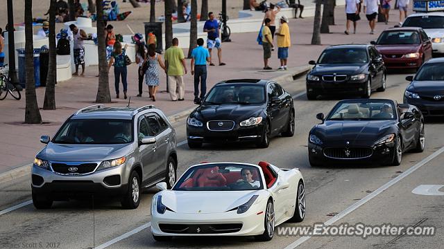 Ferrari 458 Italia spotted in Fort Lauderdale, Florida