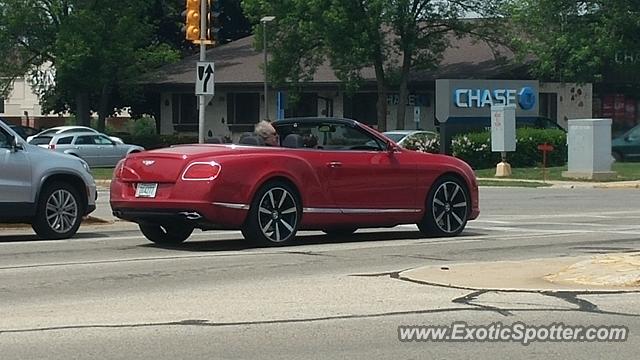 Bentley Continental spotted in Germantown, Wisconsin