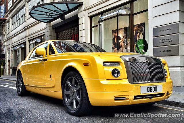 Rolls Royce Phantom spotted in London, United Kingdom