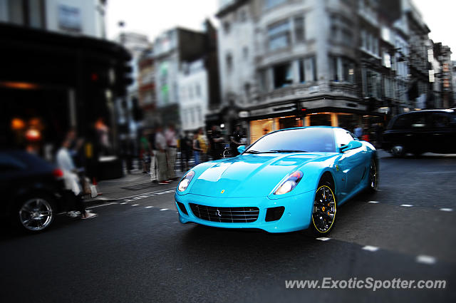 Ferrari 599GTB spotted in London, United Kingdom