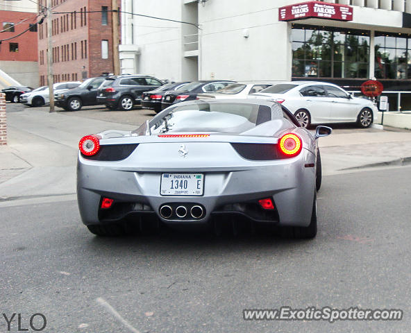 Ferrari 458 Italia spotted in Cherry Creek, Colorado