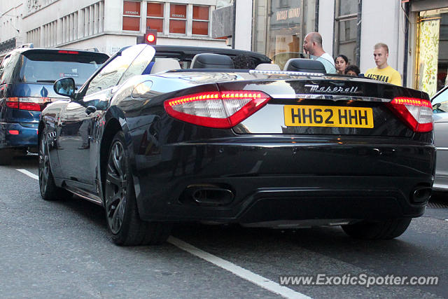 Maserati GranCabrio spotted in London, United Kingdom