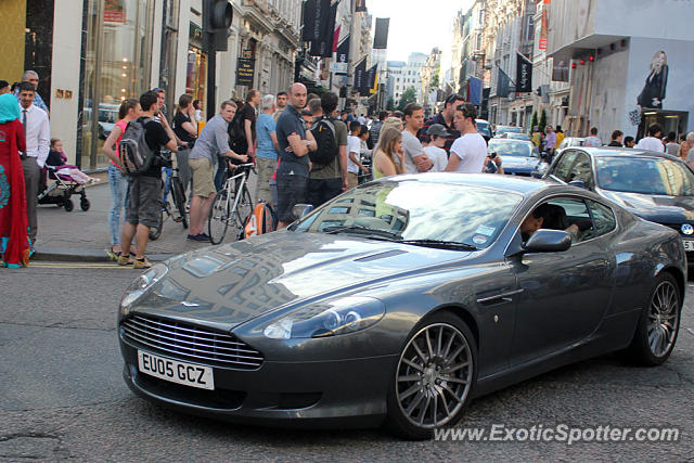 Aston Martin DB9 spotted in London, United Kingdom