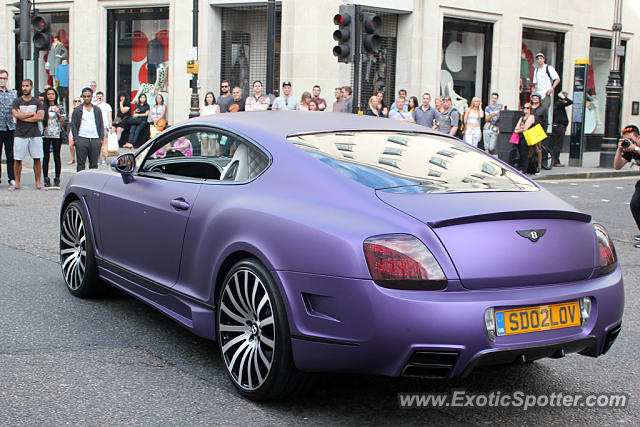 Bentley Continental spotted in London, United Kingdom