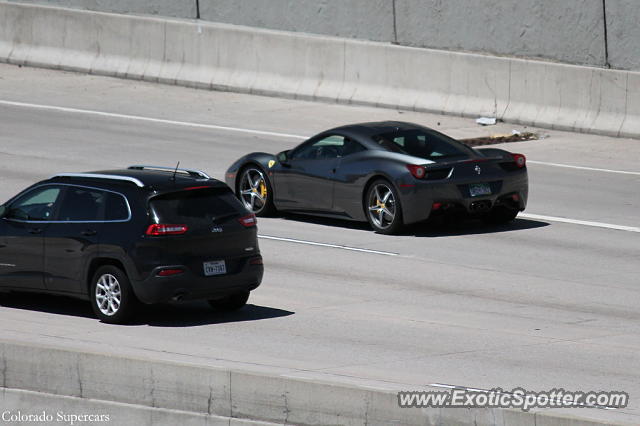 Ferrari 458 Italia spotted in Denver, Colorado