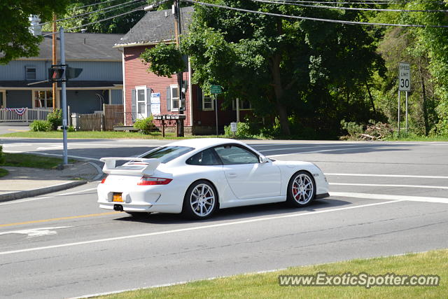 Porsche 911 GT3 spotted in Bushnell's Basin, New York