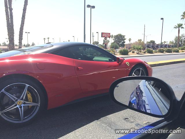 Ferrari 458 Italia spotted in Las Vegas, Nevada