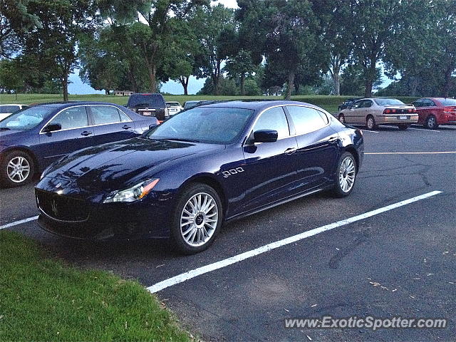 Maserati Quattroporte spotted in Minneapolis, Minnesota