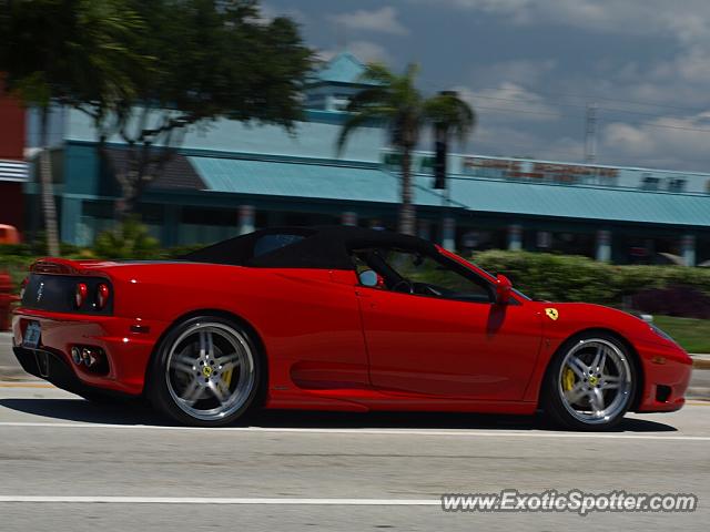 Ferrari 360 Modena spotted in Fort Lauderdale, Florida