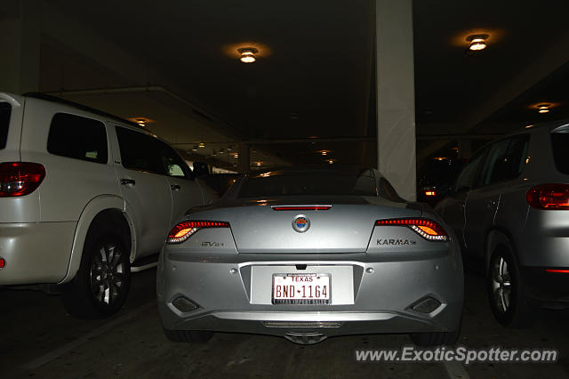 Fisker Karma spotted in Dallas, Texas