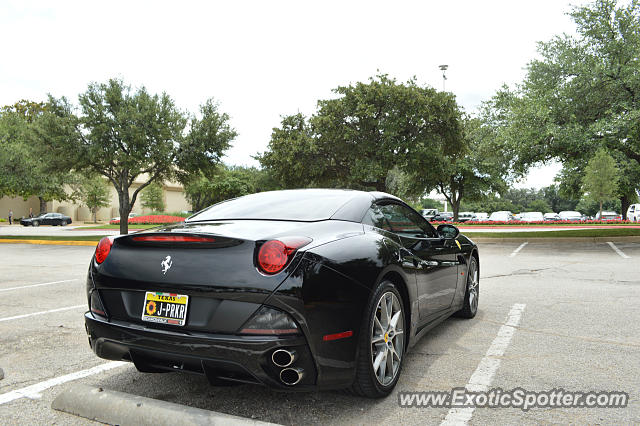 Ferrari California spotted in Dallas, Texas