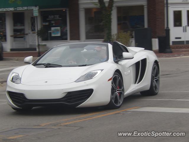 Mclaren MP4-12C spotted in Glenco, Illinois