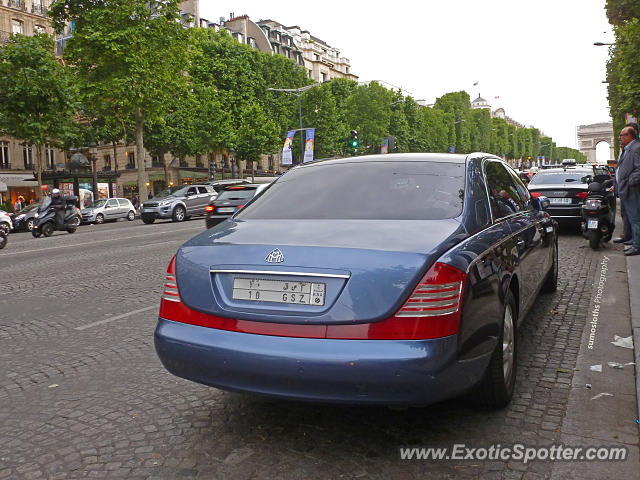 Mercedes Maybach spotted in Paris, France