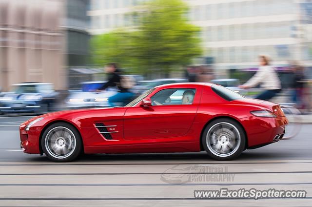 Mercedes SLS AMG spotted in Munich, Germany