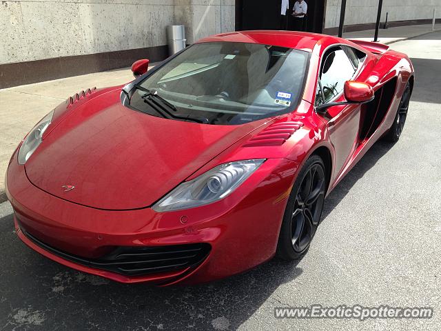 Mclaren MP4-12C spotted in Houston, Texas