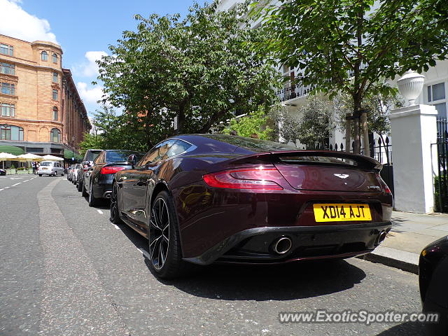 Aston Martin Vanquish spotted in London, United Kingdom