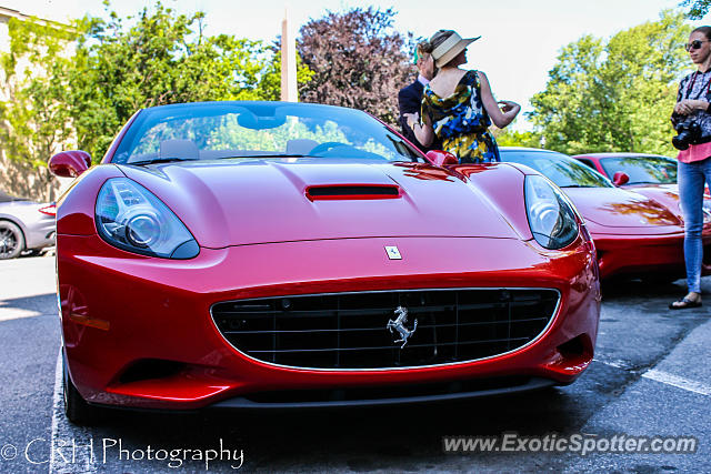 Ferrari California spotted in Greenwich, Connecticut