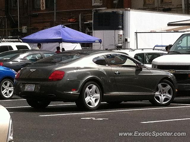 Bentley Continental spotted in Charlotte, North Carolina