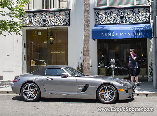 Mercedes SLS AMG spotted in Beverly Hills, California