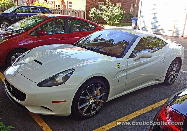 Ferrari California spotted in Pittsford, New York