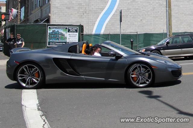 Mclaren MP4-12C spotted in Greenwich, Connecticut