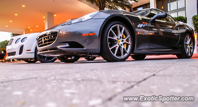 Ferrari California spotted in Miami, Florida