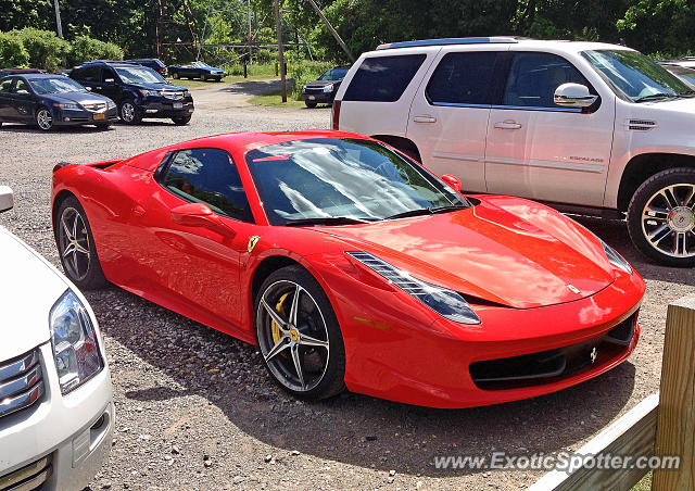 Ferrari 458 Italia spotted in Pittsford, New York