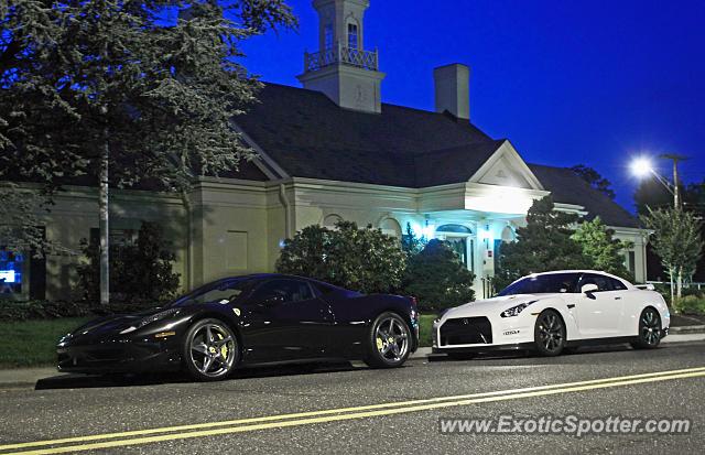 Ferrari 458 Italia spotted in Rumson, New Jersey