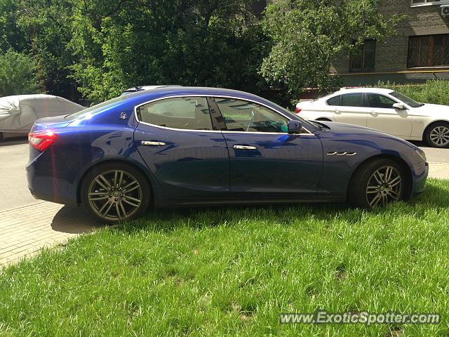 Maserati Ghibli spotted in Moscow, Russia