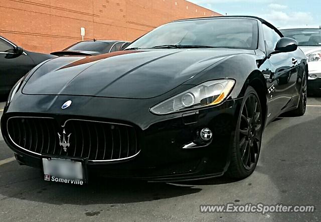 Maserati GranCabrio spotted in Toronto, Canada