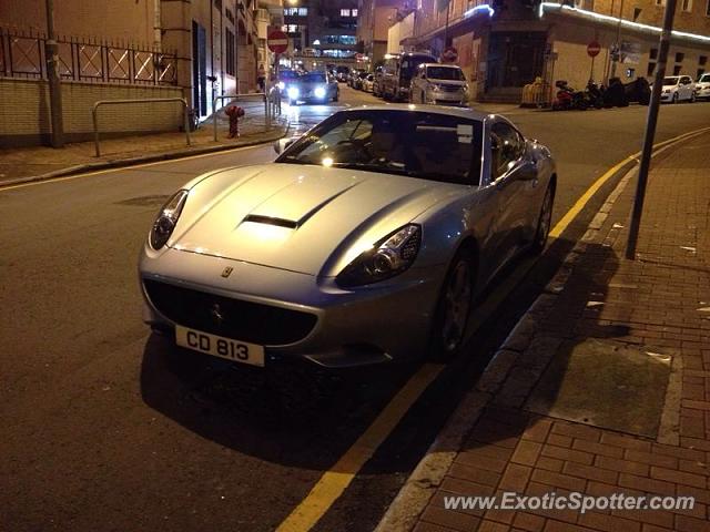 Ferrari California spotted in Hong Kong, China