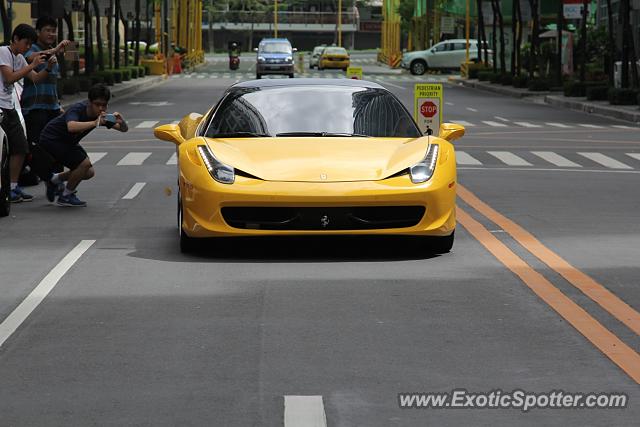 Ferrari 458 Italia spotted in Taguig, Philippines