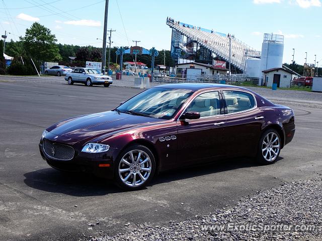 Maserati Quattroporte spotted in Watkins Glen, New York