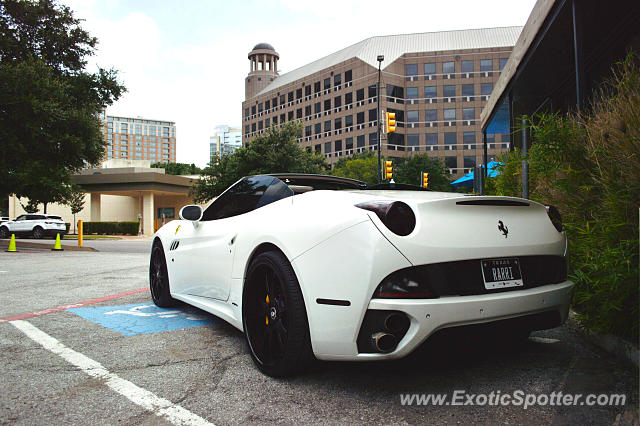 Ferrari California spotted in Dallas, Texas