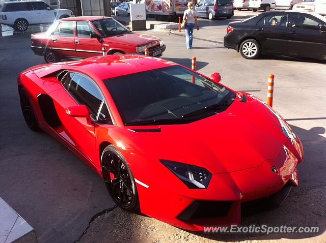 Lamborghini Aventador spotted in Istanbul, Turkey