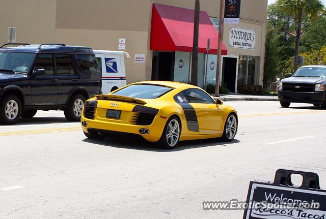 Audi R8 spotted in Fort Lauderdale, Florida