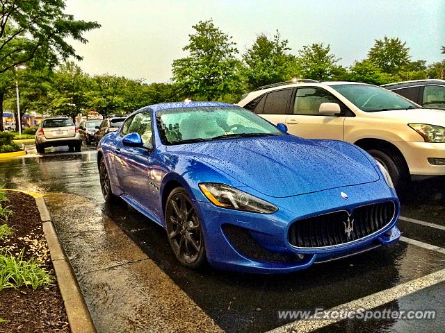 Maserati GranTurismo spotted in Reston, Virginia