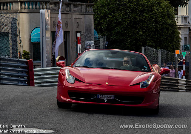 Ferrari 458 Italia spotted in Monte-Carlo, Monaco