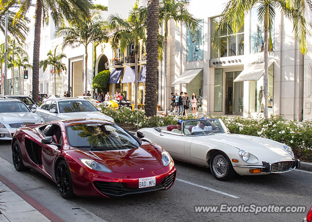 Mclaren MP4-12C spotted in Beverly Hills, California