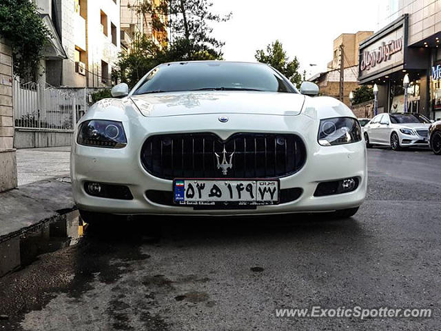 Maserati Quattroporte spotted in Tehran, Iran